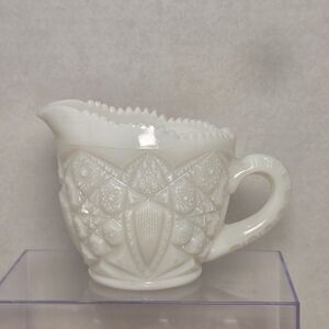 Elegant White Milk Glass Creamer